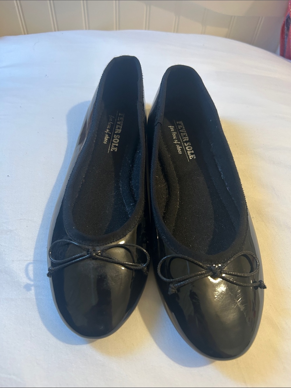 Women's Black Patent Ballet Flats